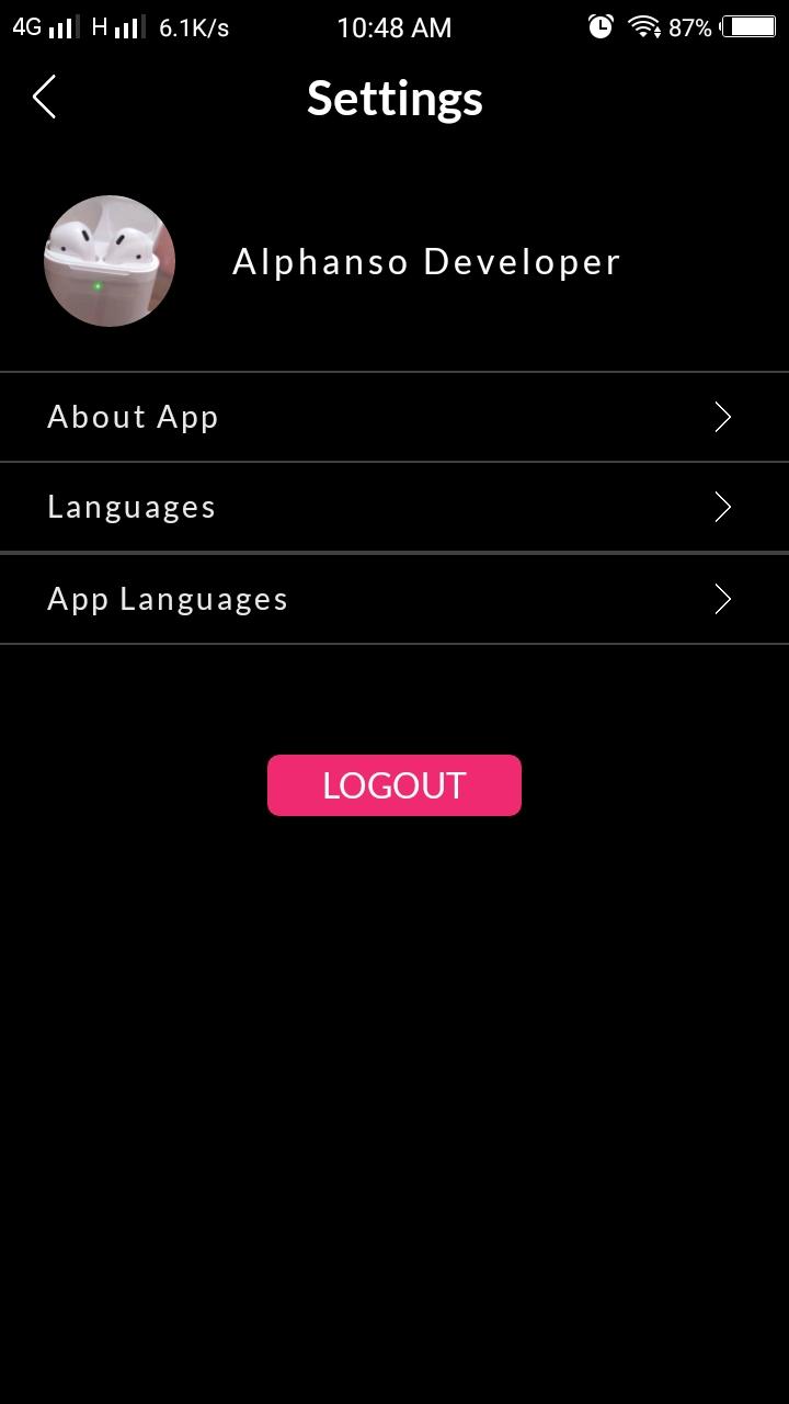 Melodify logout 