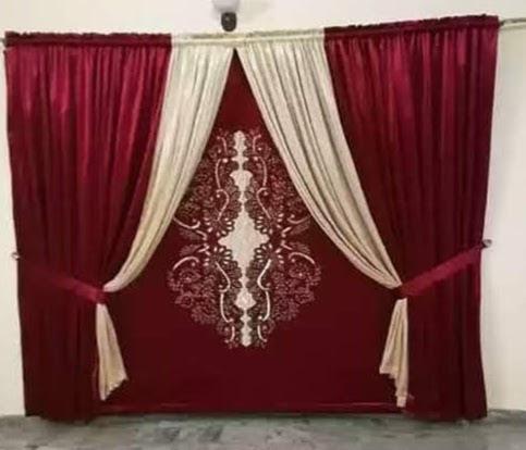 silk curtain for living room