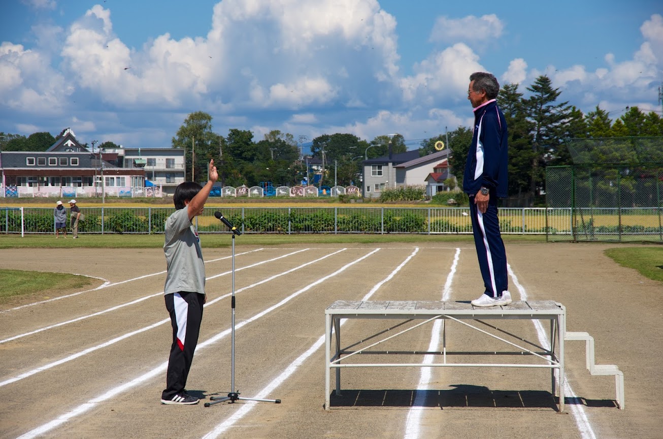 選手宣誓：桜岡町内会・南波肇 選手