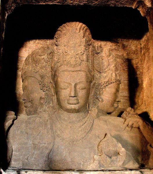 File:Elephanta Caves Trimurti.jpg