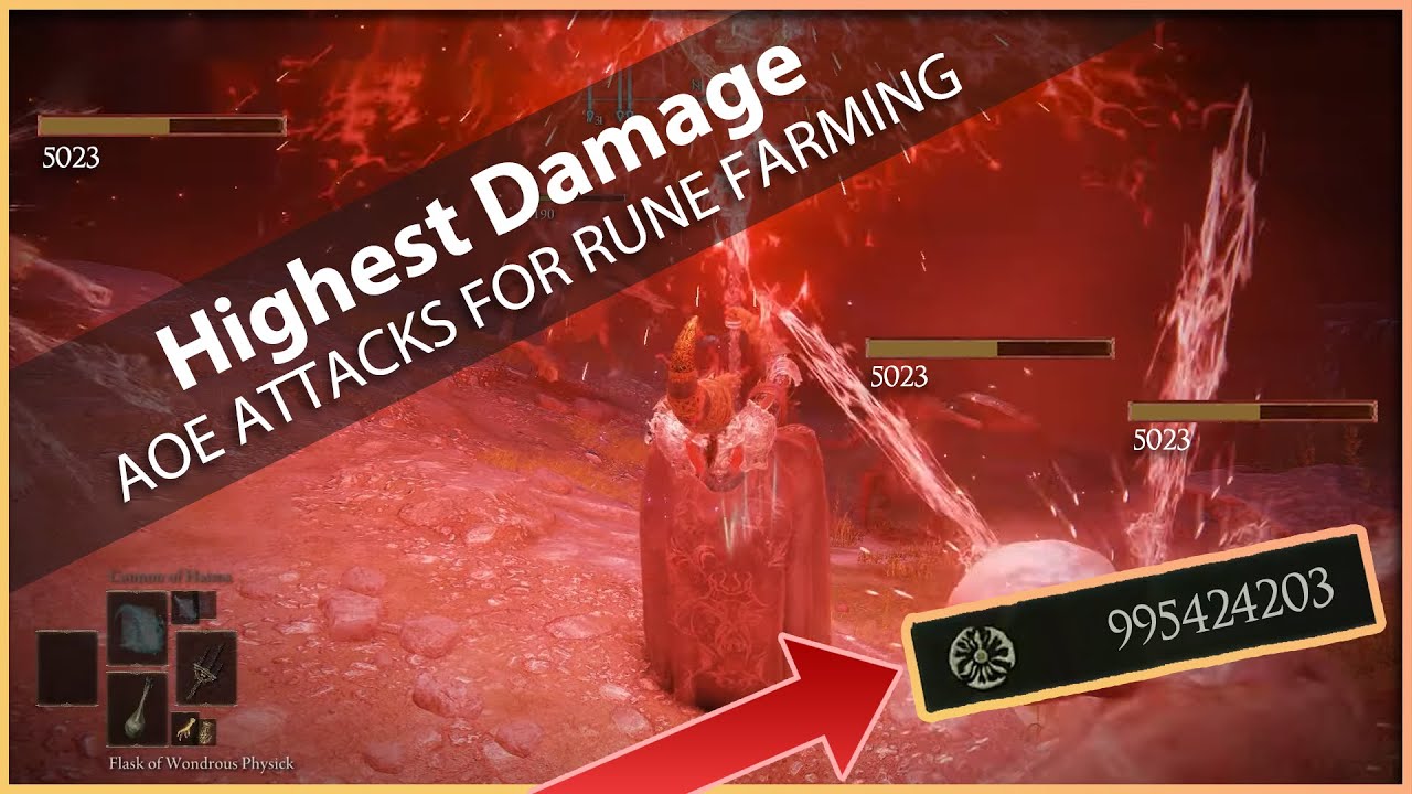 10 AoE Ashes of War and Spells you can use for Rune Farming in Elden Ring