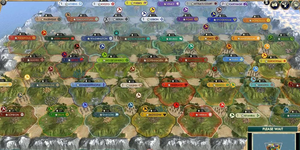 Several civilizations in Sid Meier's Civ 6