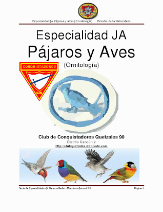 Especialidad JA-Ornitología (Pájaros y Aves I) 