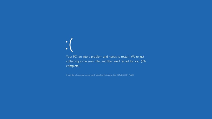 Windows 10 Blue Screen of Death