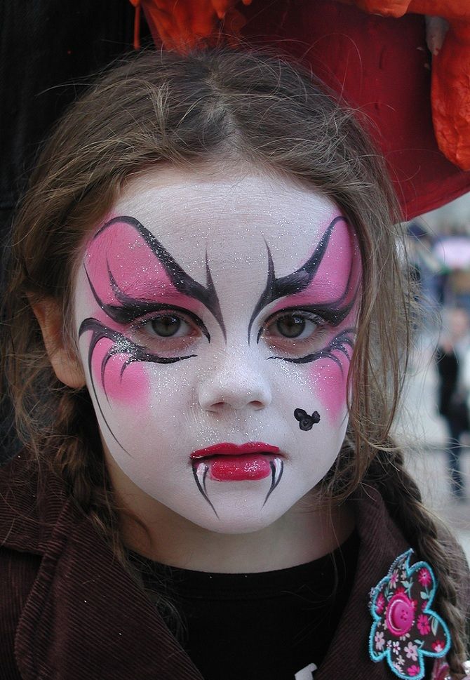 Halloween-Make-up für Kinder 