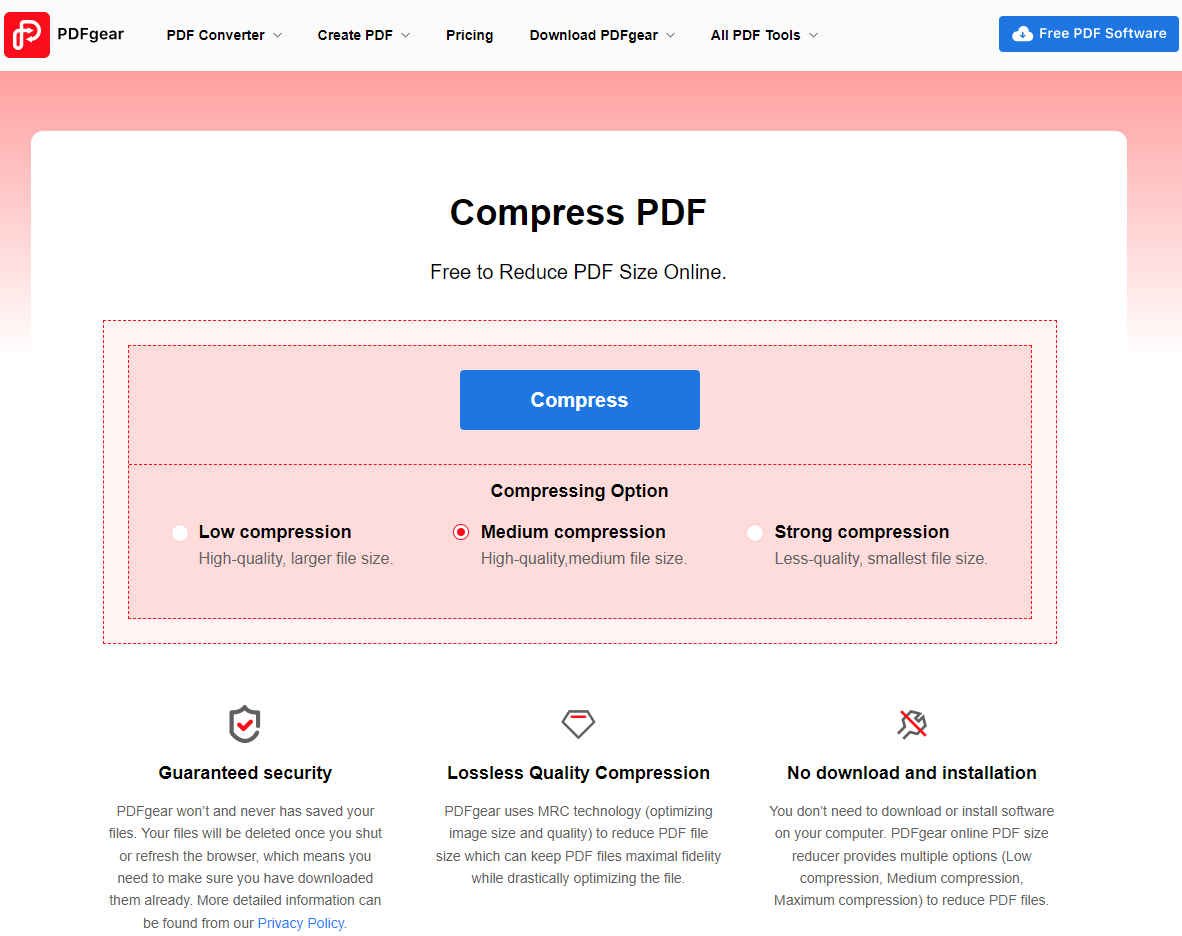 How to Compress PDF to a small size 