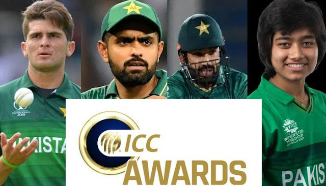 Pakistan dominate ICC awards 2021
