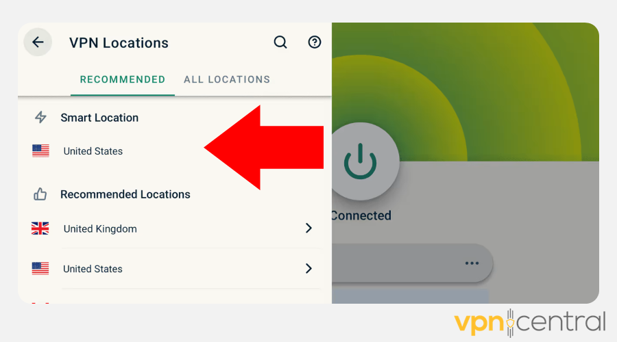 ExpressVPN server locations