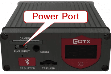 Power up the COTX-X3 Miner