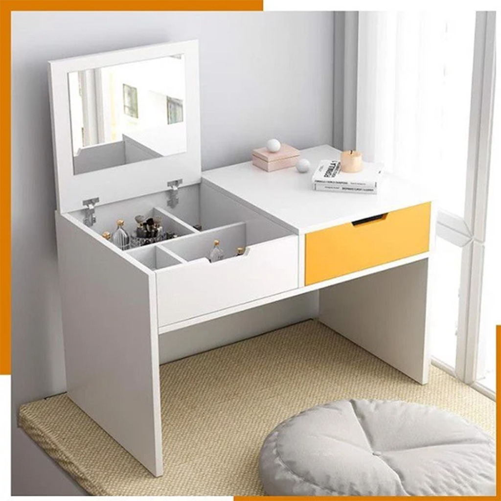 bàn trang điểm gương gấp
