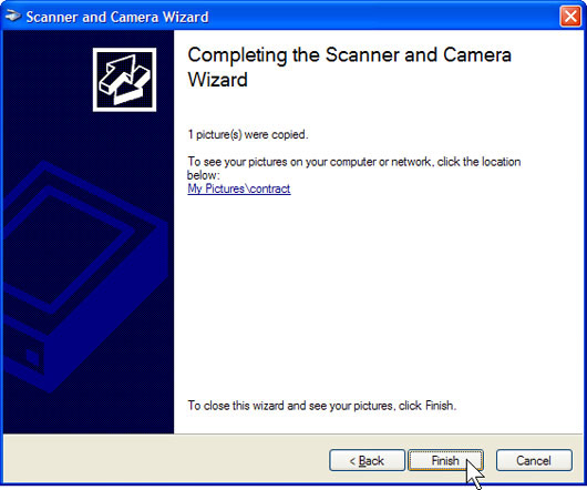 Nếu bạn không hài lòng về kết quả thu được, hãy kích Back để quay lại cửa sổ Choose Scanning Preferences, điều chỉnh các thiết lập và thực hiện lại việc scan. Hướng dẫn cách sử dụng máy in đơn giản