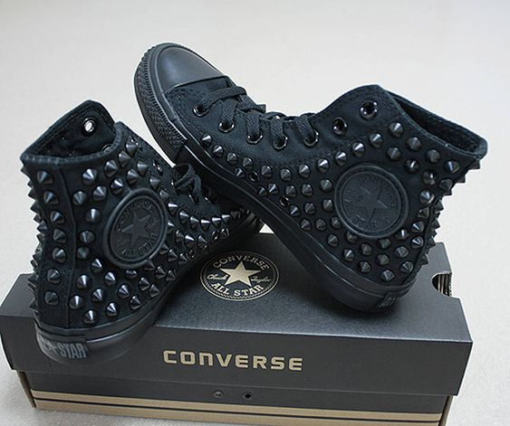 spiky punk converse shoes