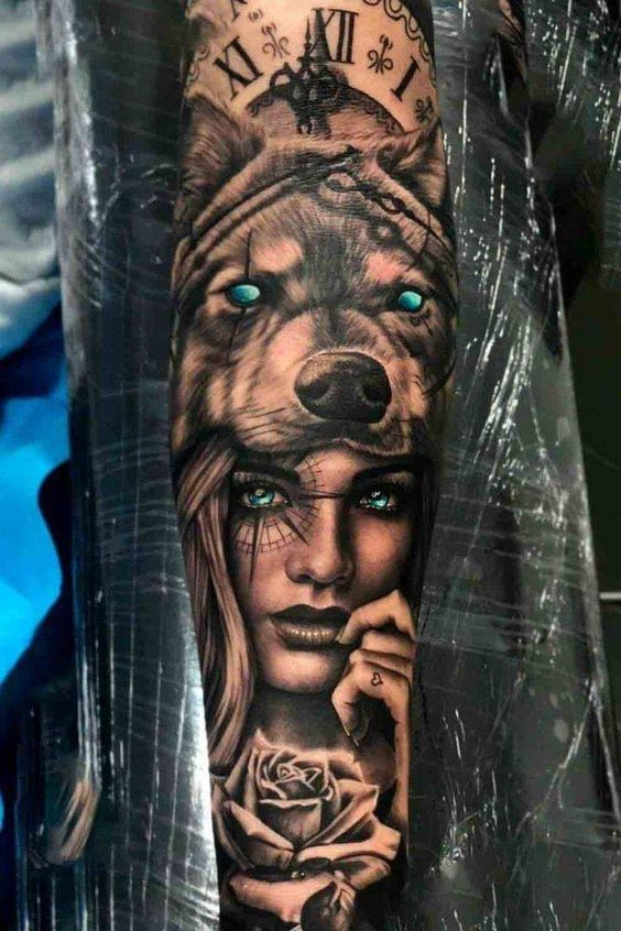 sleeve tattoo on an arm