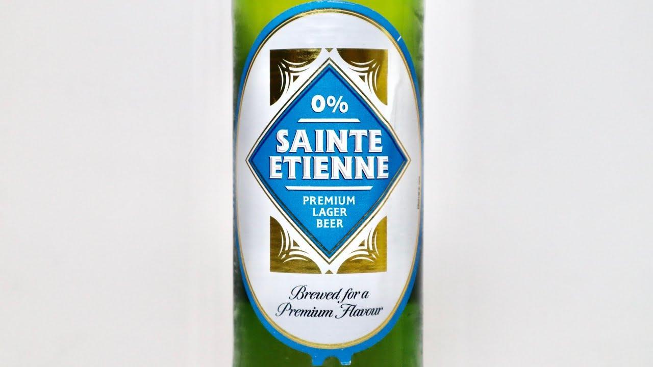 A can of Sainte Etienne 0% Alcohol beer