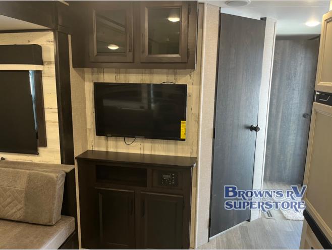 The entertainment center on this unit is perfect for watching your favorite shows.