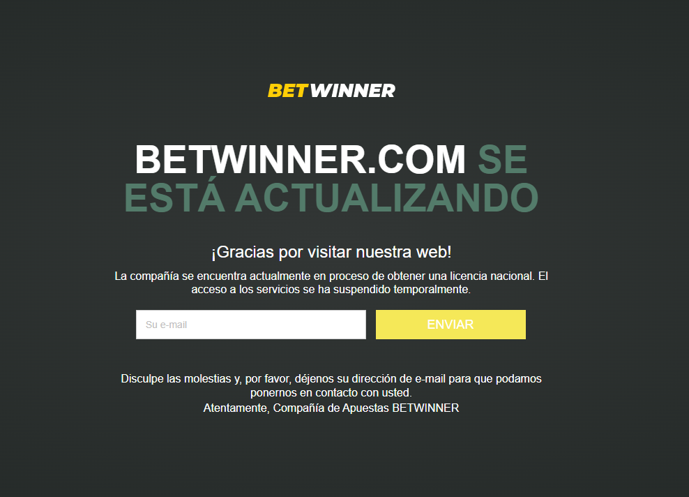 Веб-сайт Betwinner