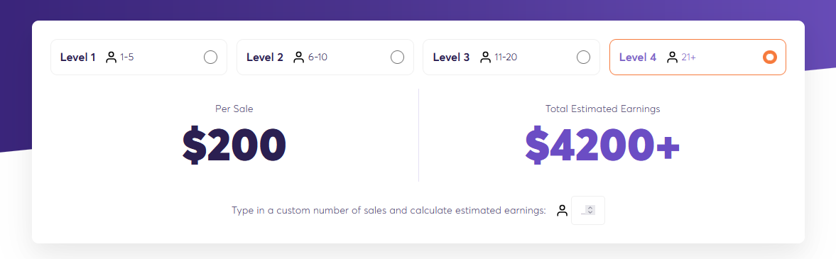 Chemicloud's Affiliate Program Estimated Earnings