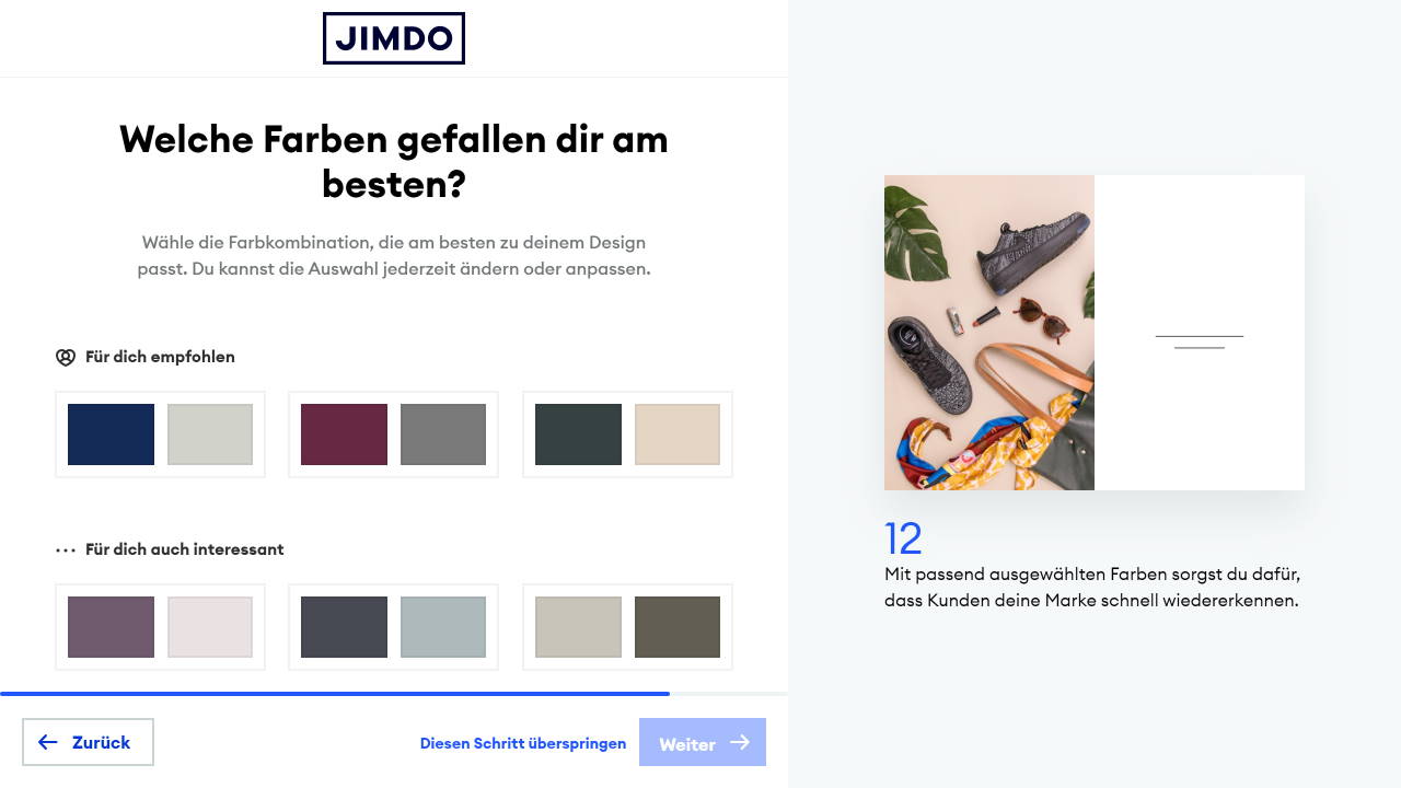 Jimdo Online Shop Einrichten Schritt 10