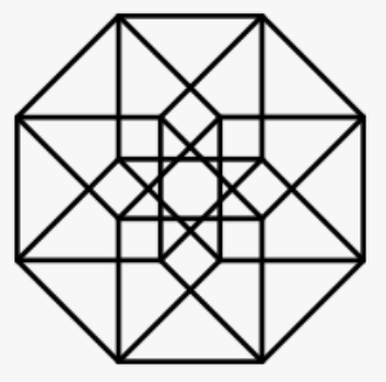 A picture containing symmetry, pattern, origami, line

Description automatically generated