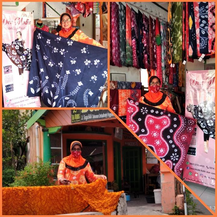 Tuliswati Pemilik Usaha Dea Modis Batik dan Jumputan di Kampung Celeban –  HIPPI