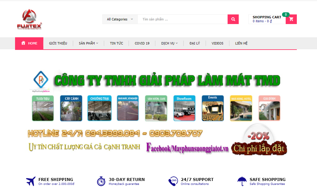 Máy phun sương TMD: Đơn vị cung cấp dung dịch tạo mùi nhà yến giá tốt trên toàn quốc