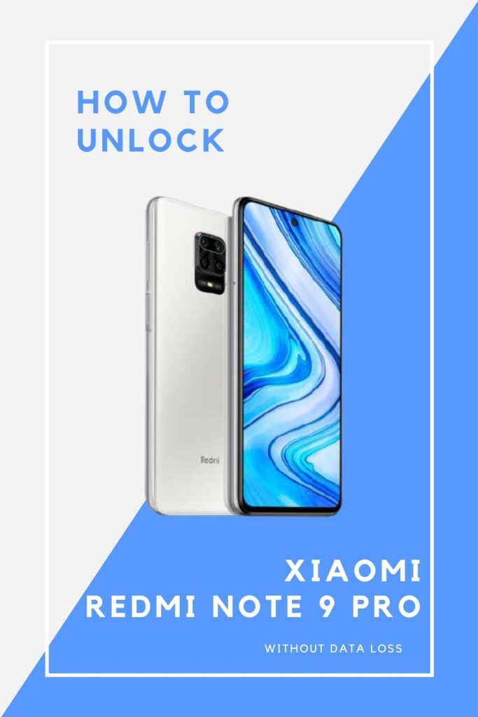 how to unlock redmi note 9 pro