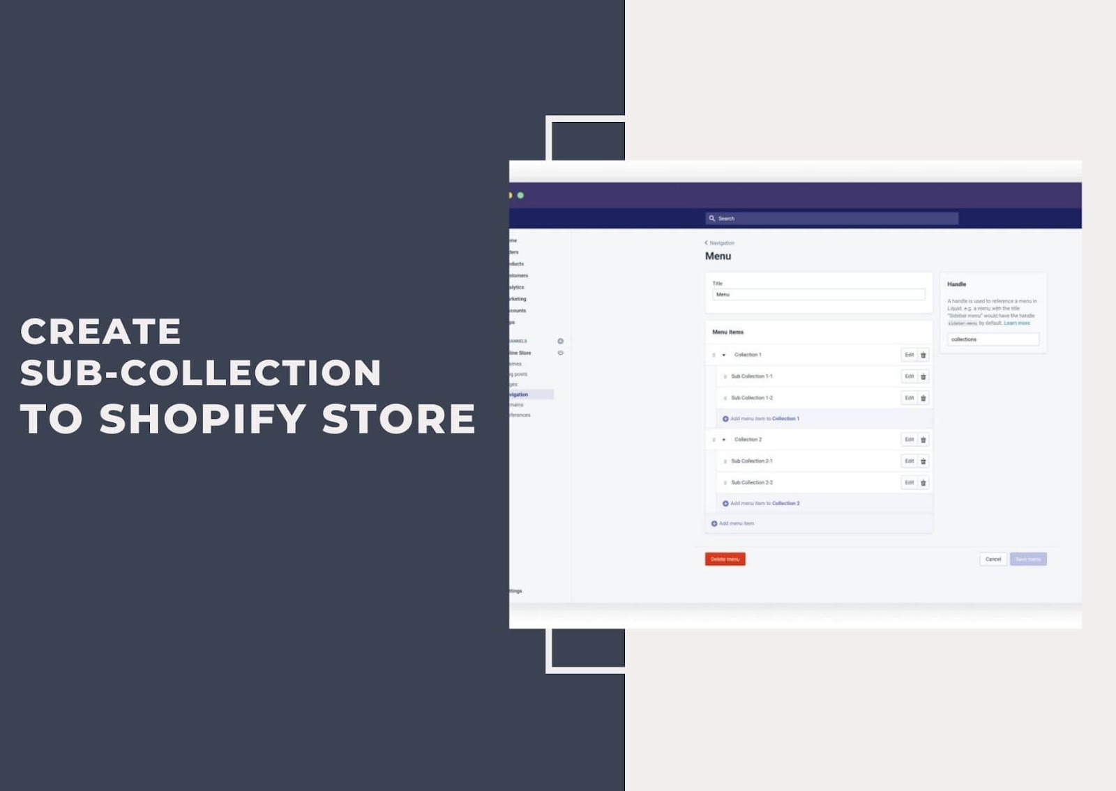 sub collection shopify