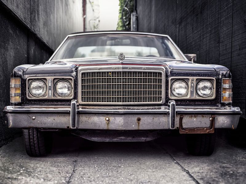 Cars like this old Ford LTD used to rust away within a decade back in the 1970s.
