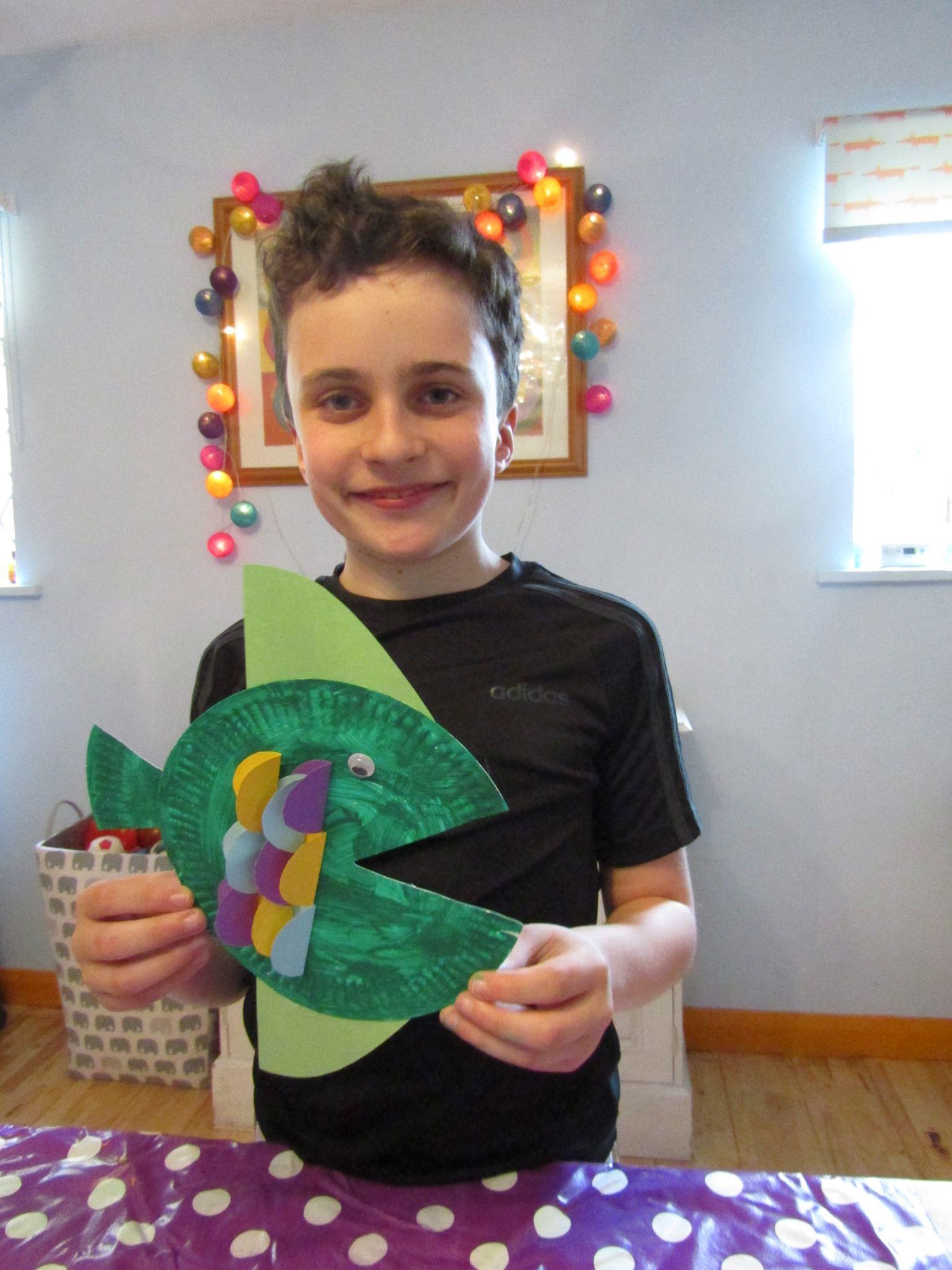 Theo - Paper Plate Fish - Great Little Rewards