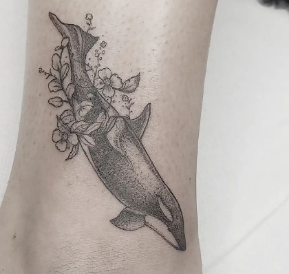funky fish tattoo