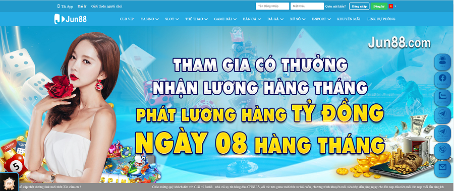 JUN88 - Cổng game trực tuyến hàng đầu Việt Nam