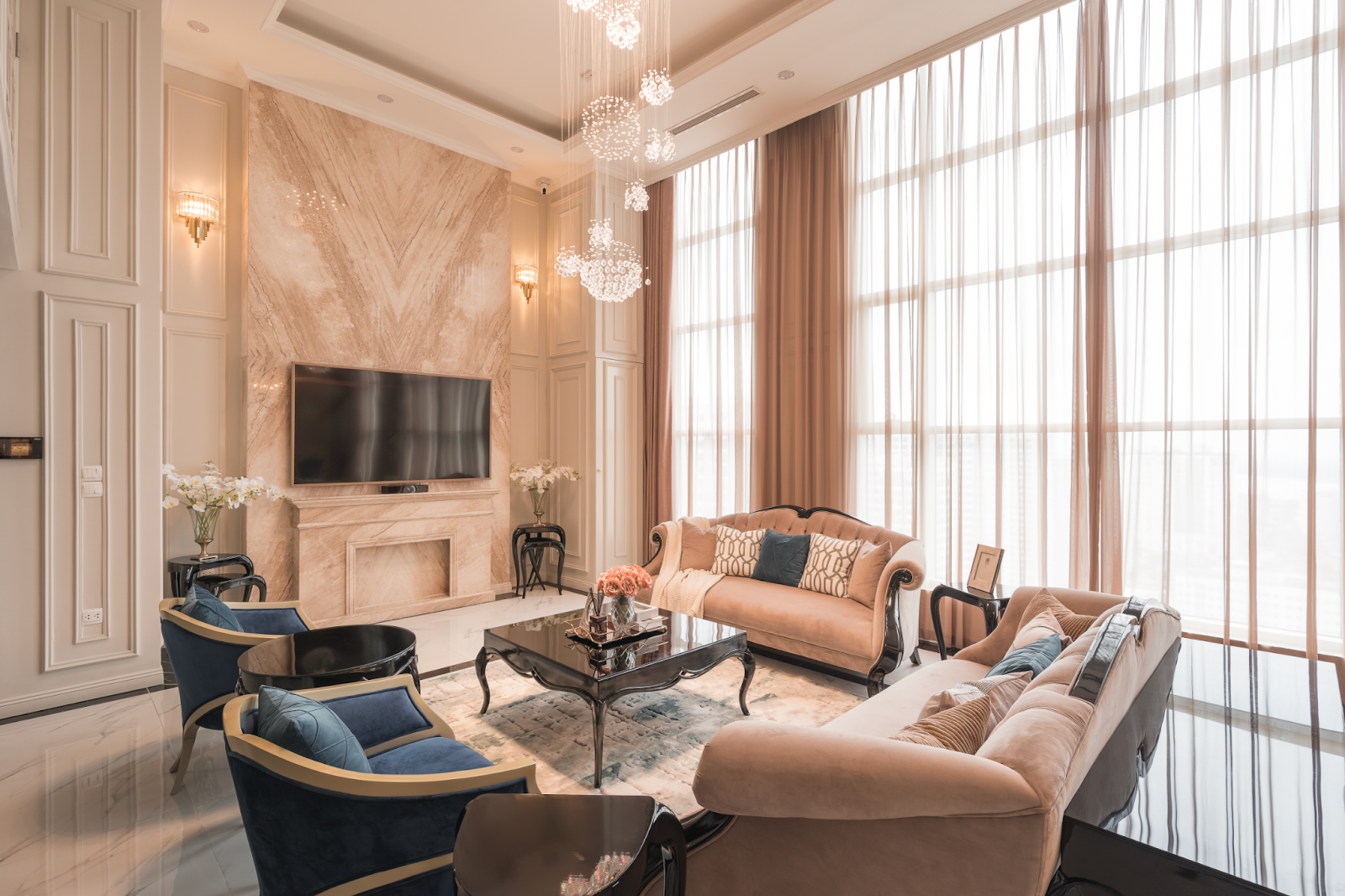 Gợi ý thiết kế Căn hộ penthouse phong cách tân cổ điển tại chung cư Vinhomes Dream City