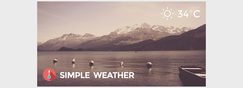 Weather WordPress Shortcode  WidgetSimple Weather Plugin