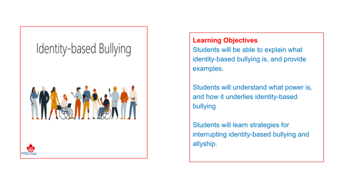 Bullying Awareness and Prevention Week Slides