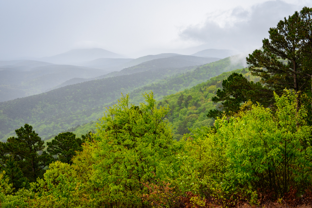 Kiking in the Ozark Mounains of Northwest Arkansas