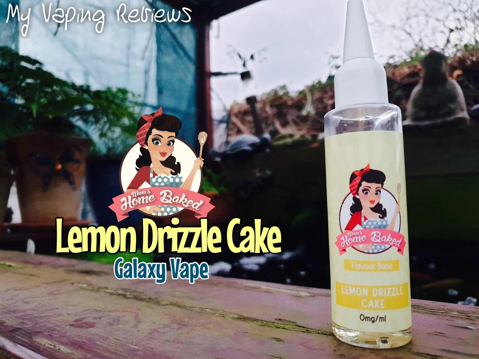mums Home Baked Lemon Driizle cake Review | My Vaping Rebiews