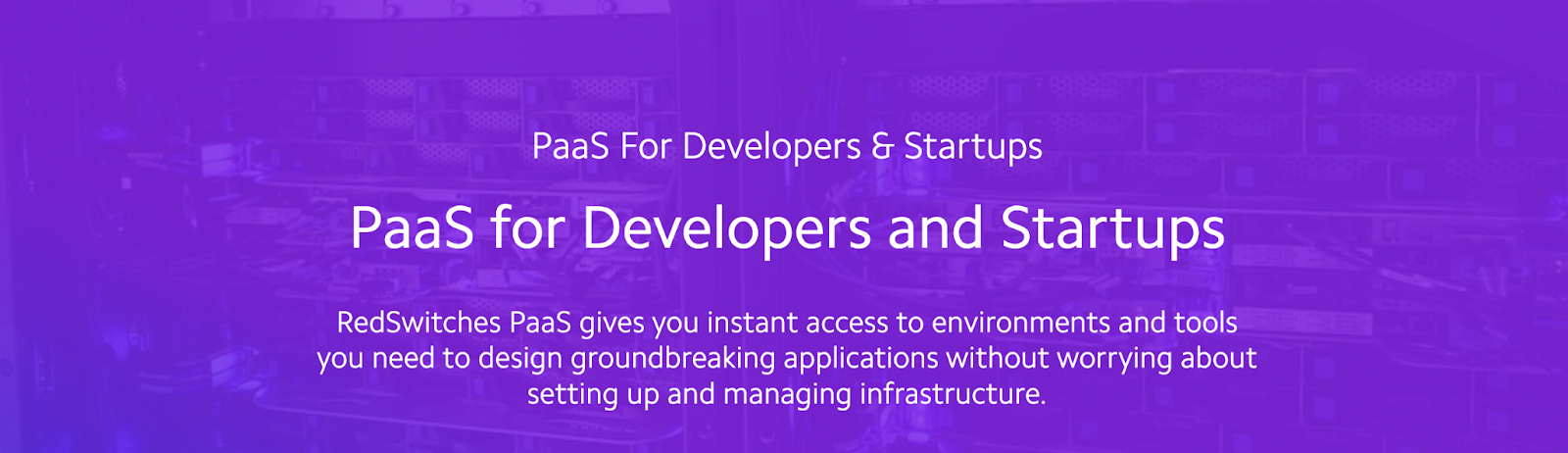 PaaS for Developers