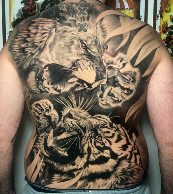 Elegant Tiger Tattoo