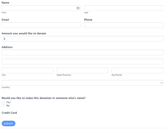 A Chuch Donation Form Template makes things easy and fast for you