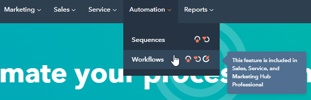 HubSpot Integrations Process: Connecting App in Workflows Step 1