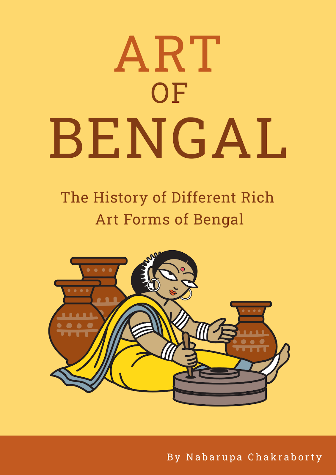 Book Cover design using DrawHipo's Art of Bengal Illustrations 