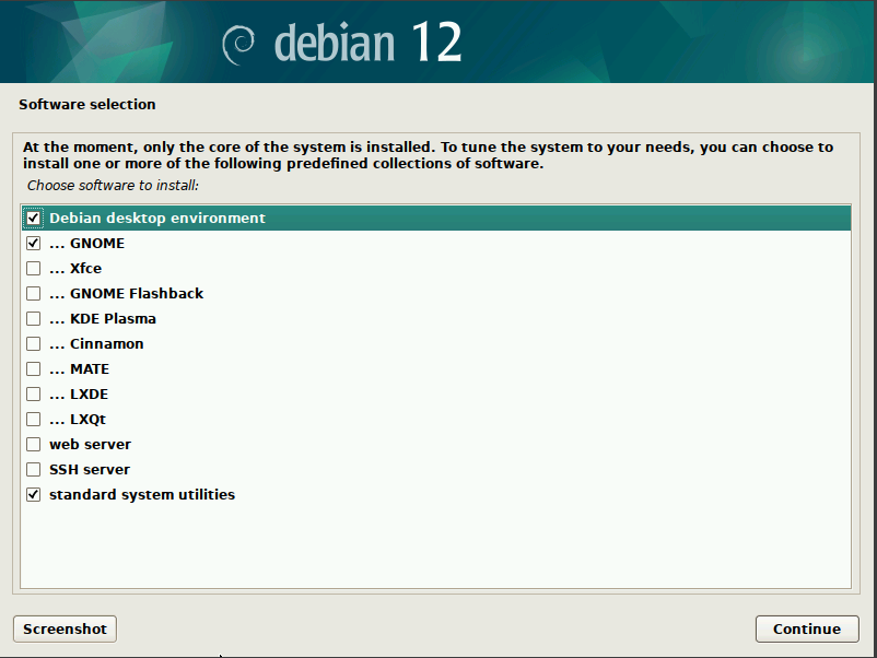 debian desktop environment