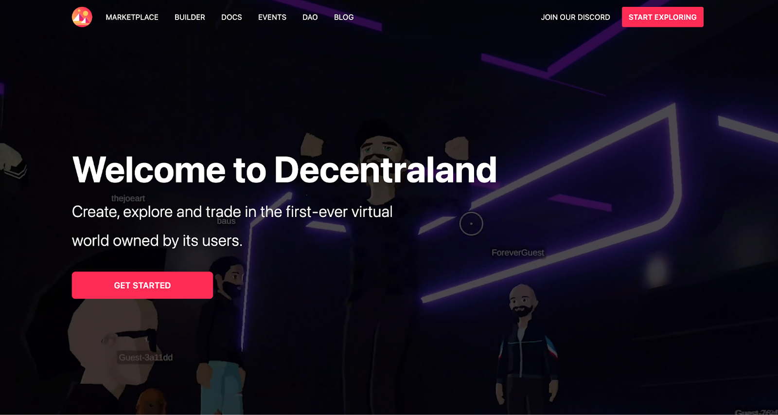 Decentraland：ブロックチェーンを活用したVRプラットフォーム