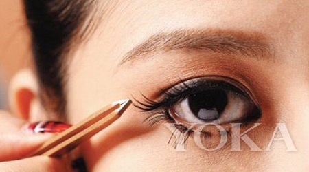 Meng Mei short messy hanging lower lashes Magic Eye (2)