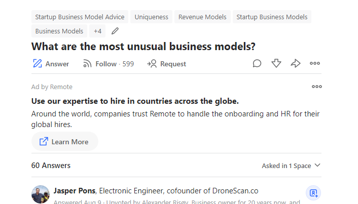 quora screenshot 