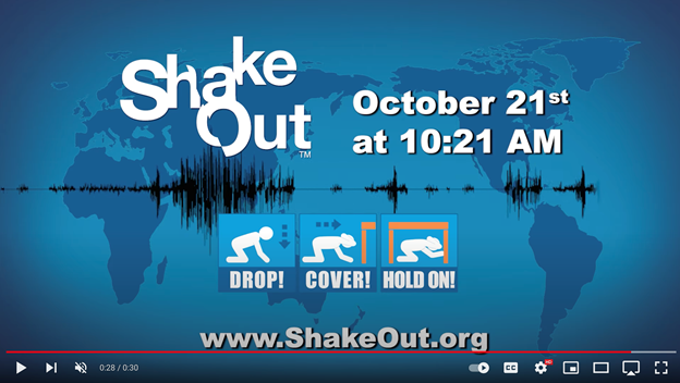 ShakeOut Oct 21 at 10:21