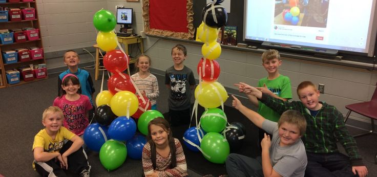 Team Building Activities for Kids: Balloon tower