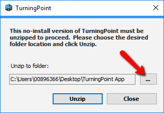 TurningPoint Windows Unzip Folder