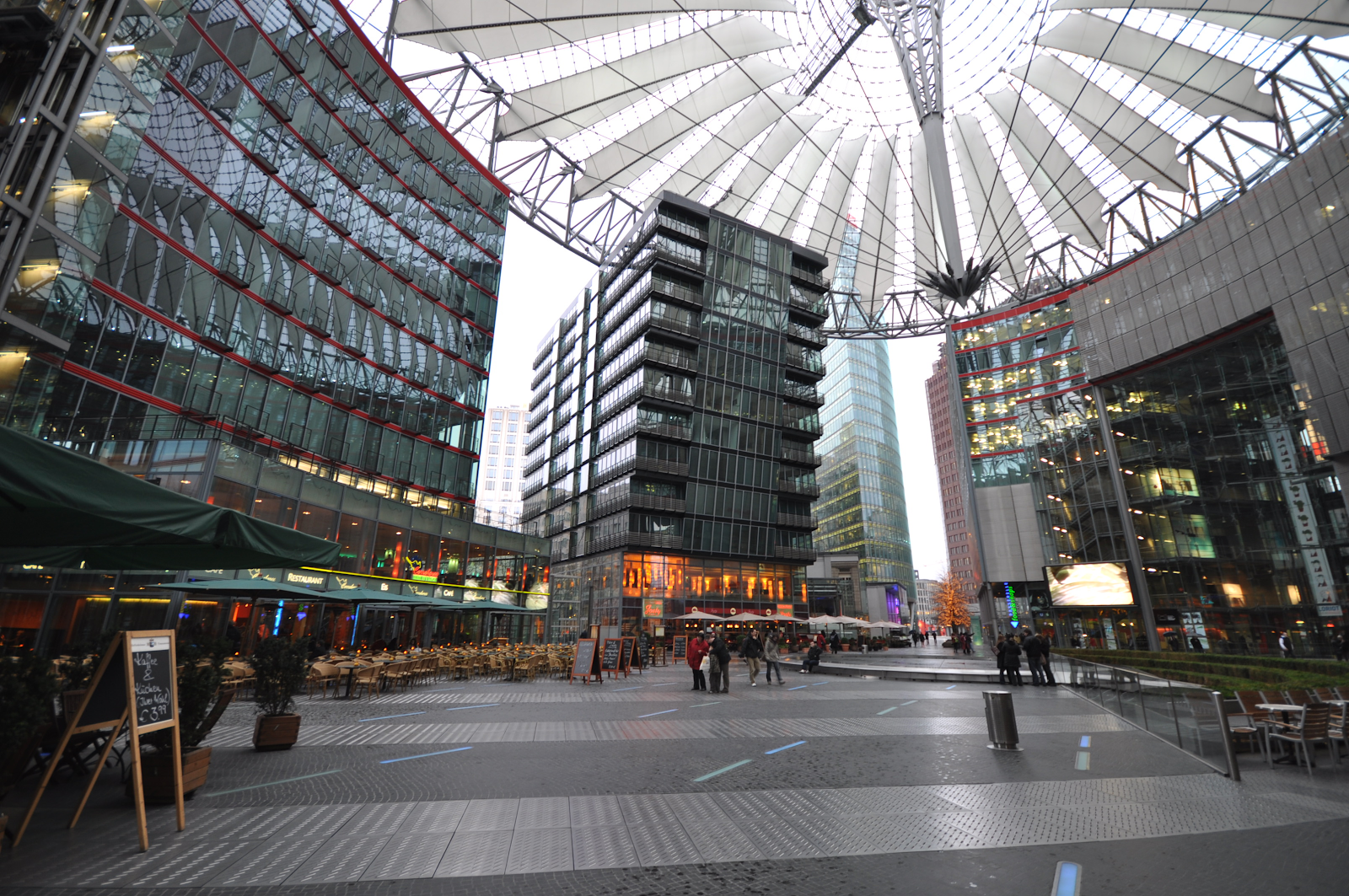 Sony Center на Potsdamer Platz
