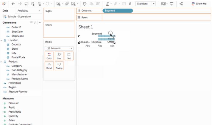 Tableau Highlight Table: Step 3 for set up a Tableau Highlight Table | Hevo Data